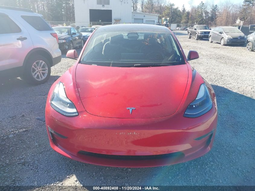 2022 Tesla Model 3 Long Range Dual Motor All-Wheel Drive VIN: 5YJ3E1EB3NF187015 Lot: 40892408