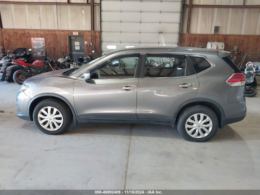 2015 Nissan Rogue S VIN: KNMAT2MV9FP591295 Lot: 40892409