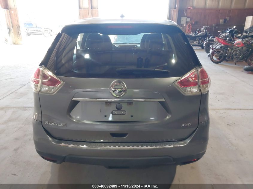 2015 Nissan Rogue S VIN: KNMAT2MV9FP591295 Lot: 40892409