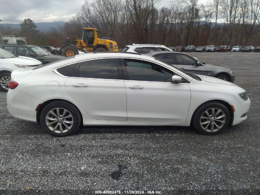 2015 Chrysler 200 C VIN: 1C3CCCCB9FN636645 Lot: 40892475