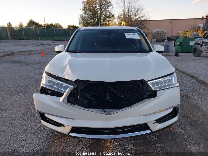 2019 Acura Mdx Tech Pkg VIN: 5J8YD4H57KL023003 Lot: 40892487