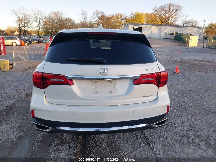 2019 Acura Mdx Tech Pkg VIN: 5J8YD4H57KL023003 Lot: 40892487