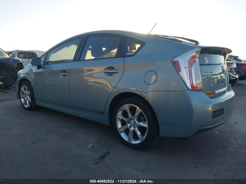 2013 Toyota Prius Two VIN: JTDKN3DU0D1711349 Lot: 40892522