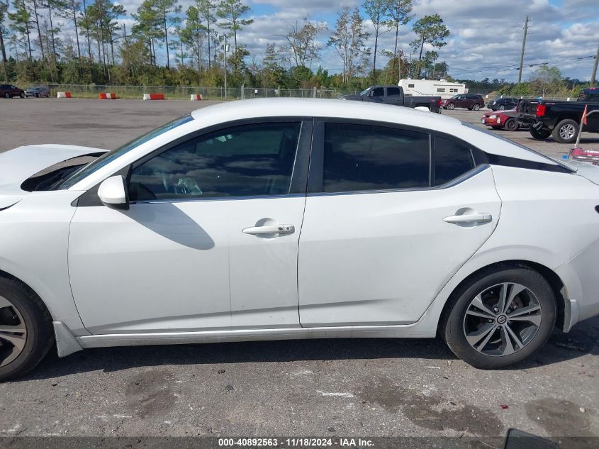 2021 Nissan Sentra Sv Xtronic Cvt VIN: 3N1AB8CV3MY266163 Lot: 40892563