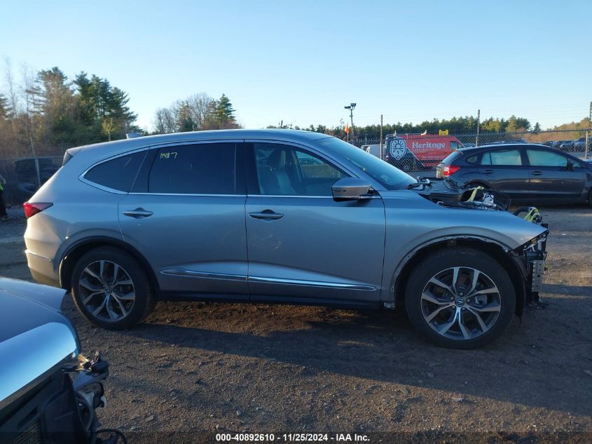 VIN 5J8YE1H4XPL015424 2023 Acura MDX, Technology Pa... no.13