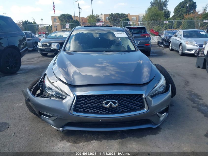 2018 Infiniti Q50 3.0T Luxe VIN: JN1EV7AP3JM362607 Lot: 40892638