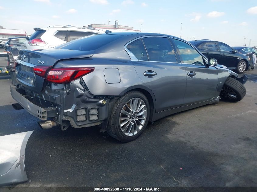 2018 Infiniti Q50 3.0T Luxe VIN: JN1EV7AP3JM362607 Lot: 40892638