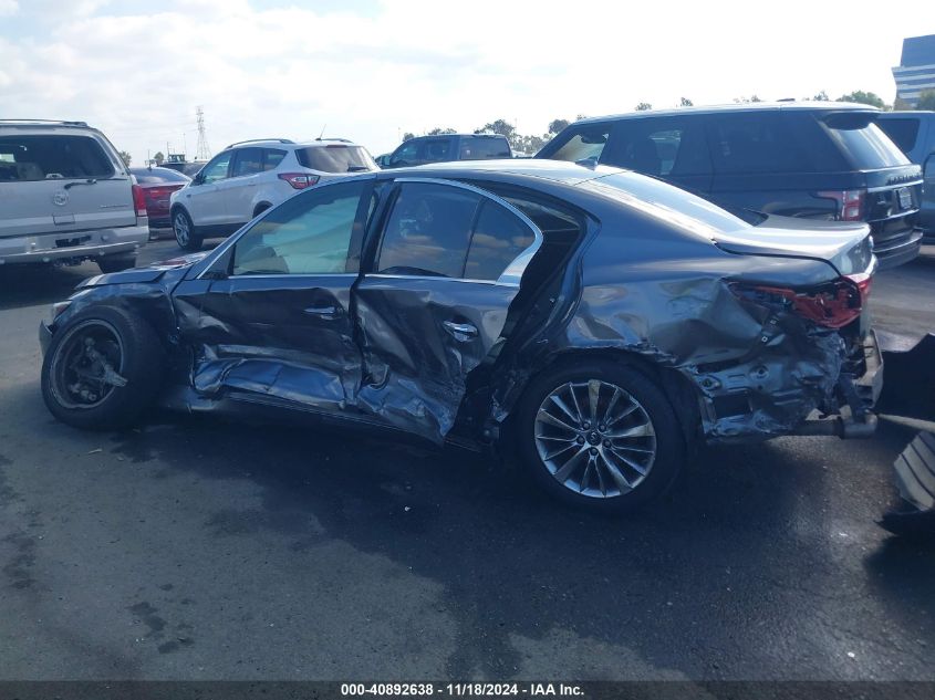 2018 Infiniti Q50 3.0T Luxe VIN: JN1EV7AP3JM362607 Lot: 40892638