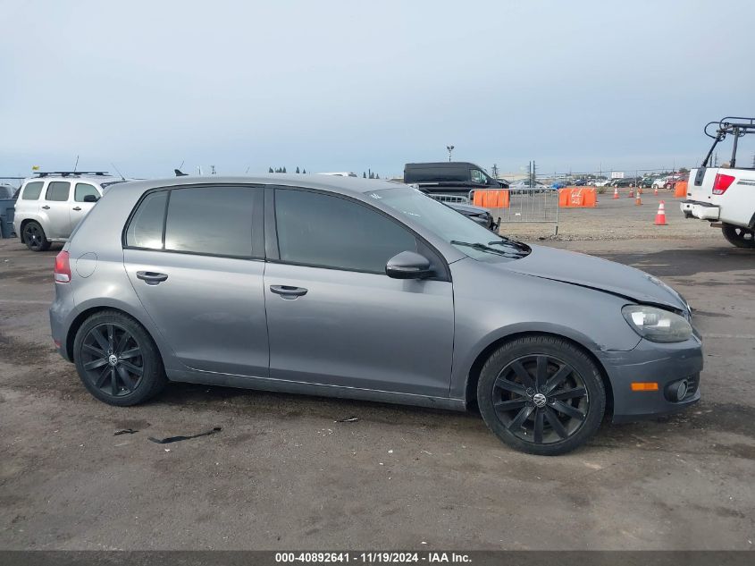 2011 Volkswagen Golf Tdi 4-Door VIN: WVWDM7AJXBW310212 Lot: 40892641