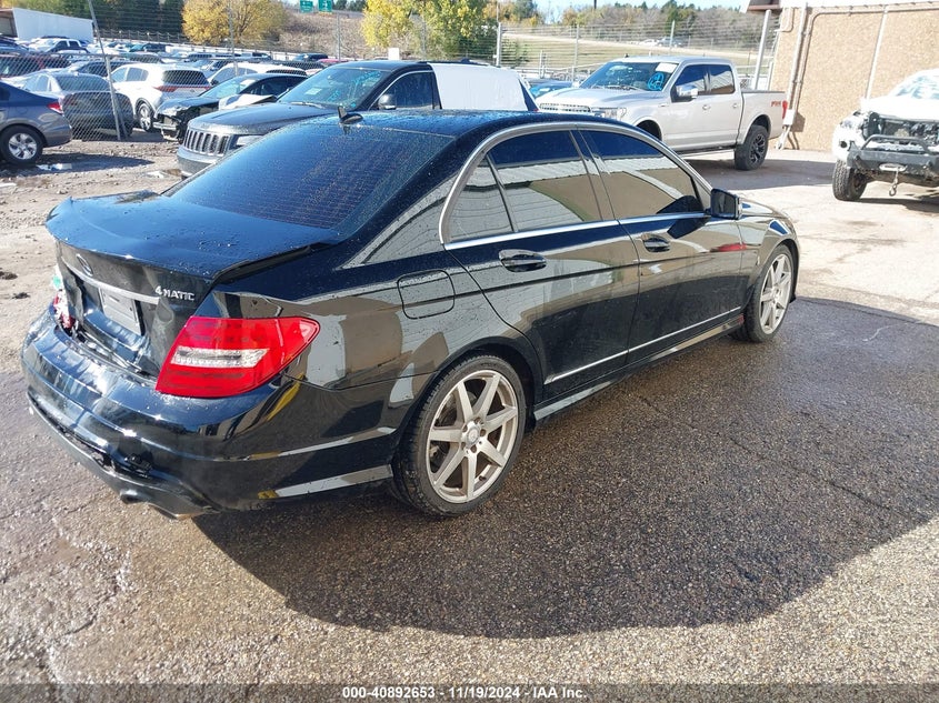 2014 MERCEDES-BENZ C 300 VIN: WDDGF8AB6EA923473