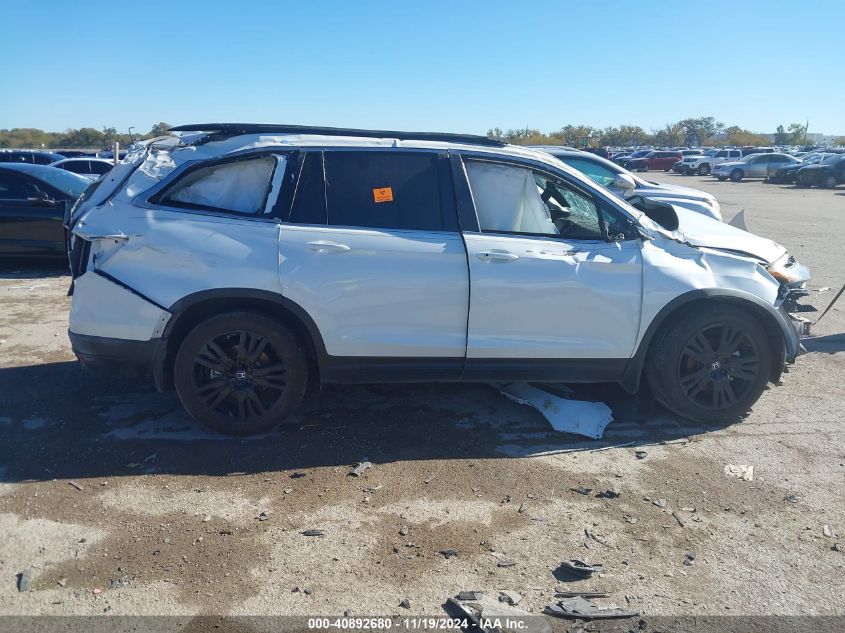 2021 Honda Pilot 2Wd Special Edition VIN: 5FNYF5H25MB020451 Lot: 40892680