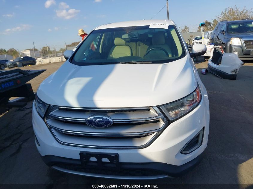 2015 Ford Edge Sel VIN: 2FMTK3J90FBB67631 Lot: 40892681