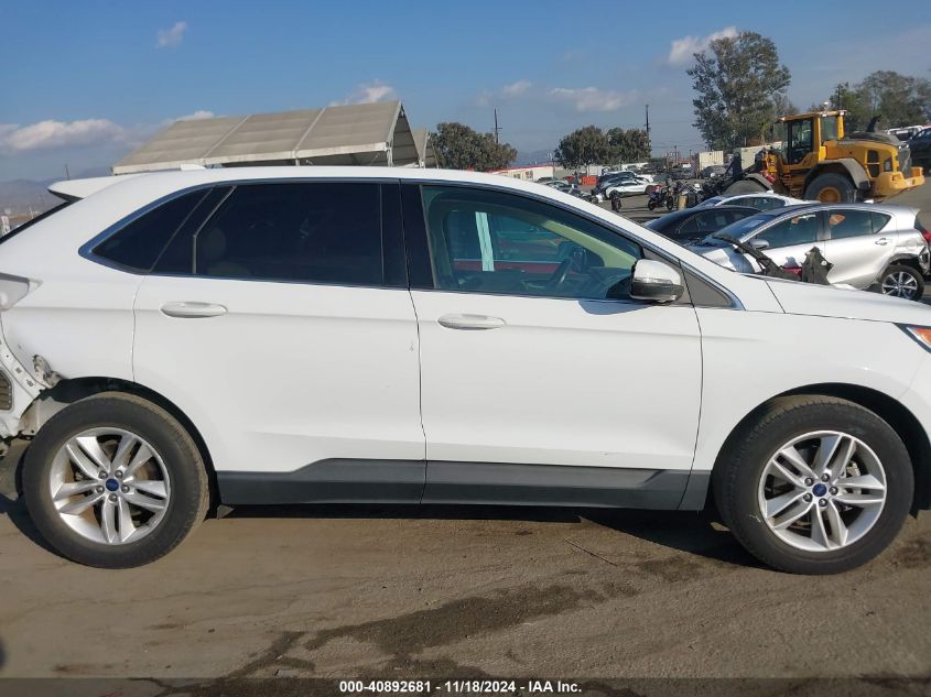 2015 Ford Edge Sel VIN: 2FMTK3J90FBB67631 Lot: 40892681