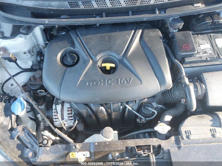 2014 Hyundai Elantra Limited VIN: KMHDH4AE6EU038792 Lot: 40892699