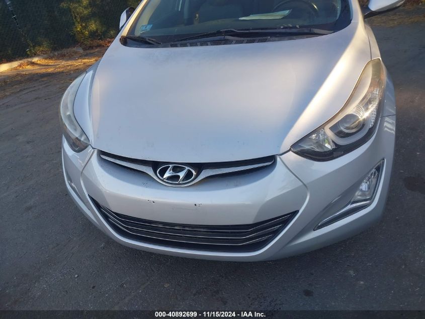 2014 Hyundai Elantra Limited VIN: KMHDH4AE6EU038792 Lot: 40892699
