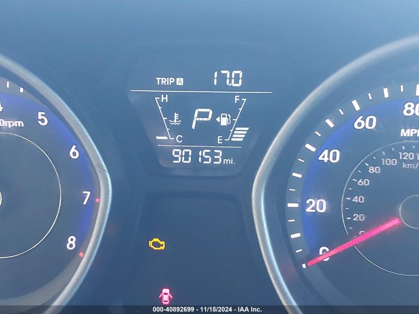 2014 Hyundai Elantra Limited VIN: KMHDH4AE6EU038792 Lot: 40892699