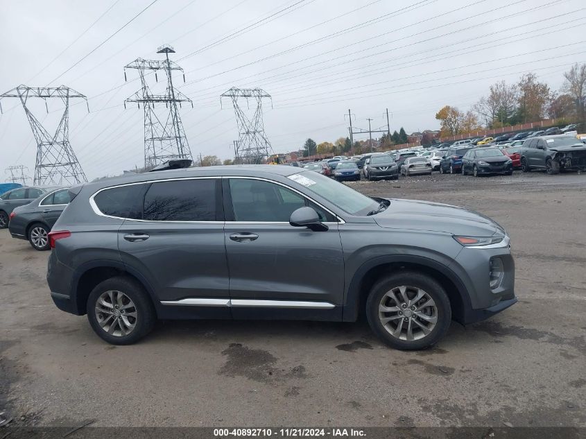 2019 Hyundai Santa Fe Sel VIN: 5NMS3CAD3KH003352 Lot: 40892710