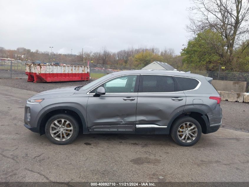 2019 Hyundai Santa Fe Sel VIN: 5NMS3CAD3KH003352 Lot: 40892710