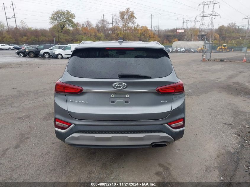 2019 Hyundai Santa Fe Sel VIN: 5NMS3CAD3KH003352 Lot: 40892710