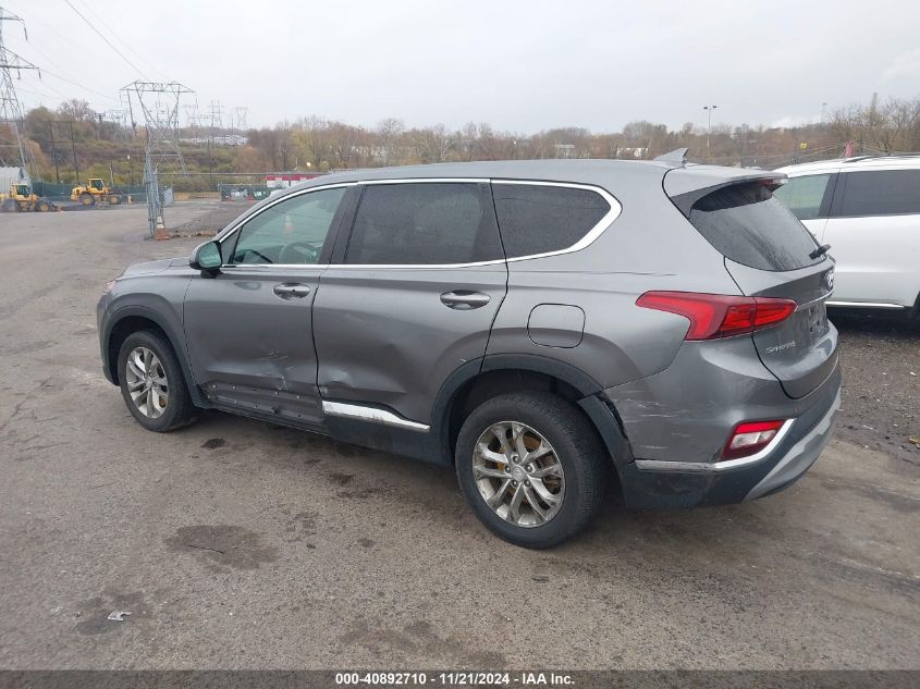 2019 Hyundai Santa Fe Sel VIN: 5NMS3CAD3KH003352 Lot: 40892710