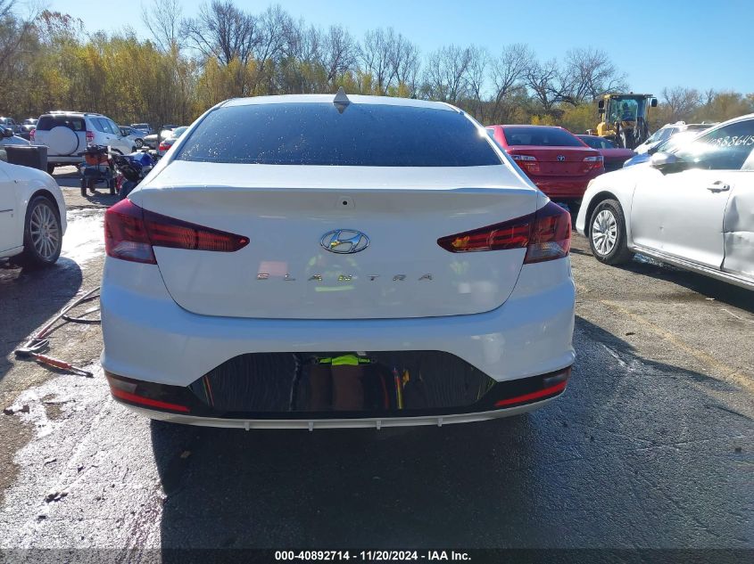 2019 Hyundai Elantra Sel VIN: 5NPD84LF4KH439497 Lot: 40892714