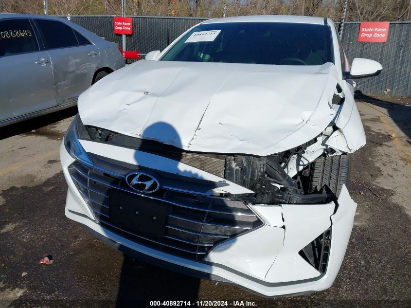 2019 Hyundai Elantra Sel VIN: 5NPD84LF4KH439497 Lot: 40892714