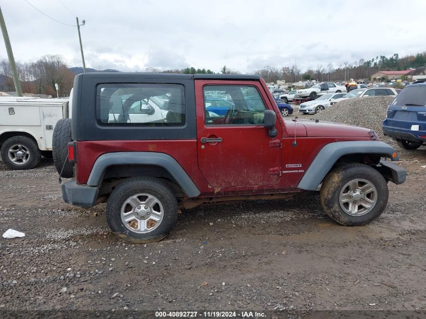 2010 Jeep Wrangler Sport VIN: 1J4AA2D11AL167073 Lot: 40892727