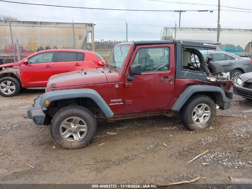 2010 Jeep Wrangler Sport VIN: 1J4AA2D11AL167073 Lot: 40892727