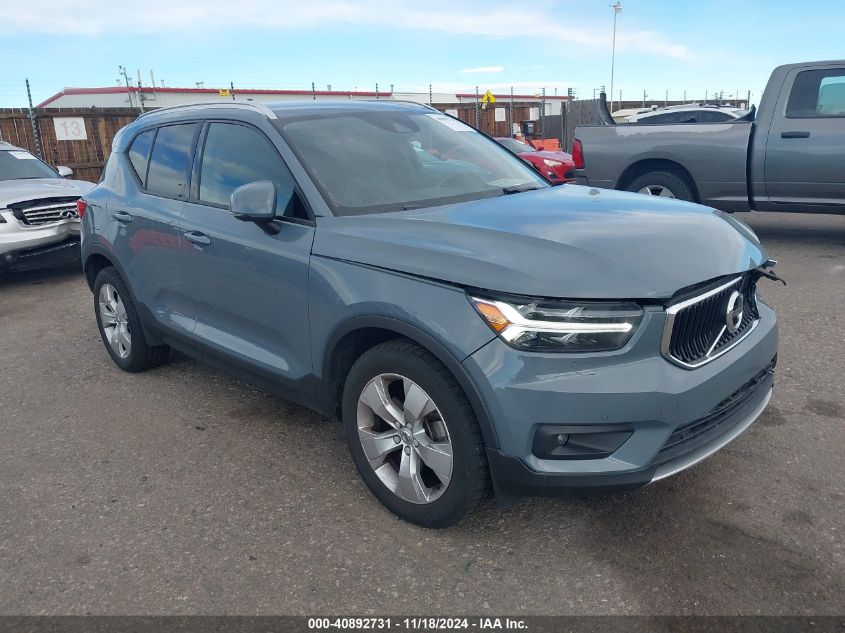 VIN YV4162UK4M2602434 2021 Volvo XC40, T5 Momentum no.1