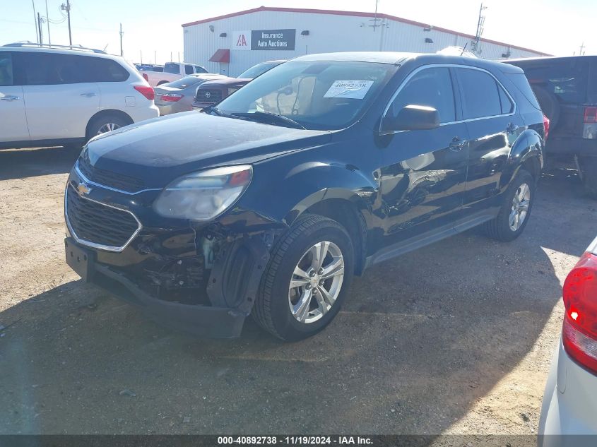 VIN 2GNALBEK8H1558414 2017 Chevrolet Equinox, LS no.2