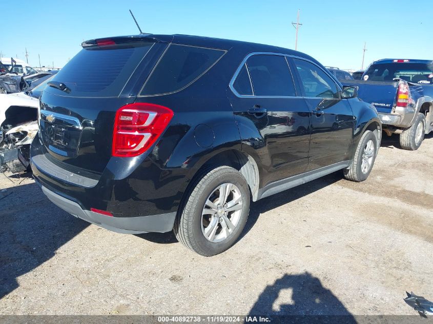 VIN 2GNALBEK8H1558414 2017 Chevrolet Equinox, LS no.4