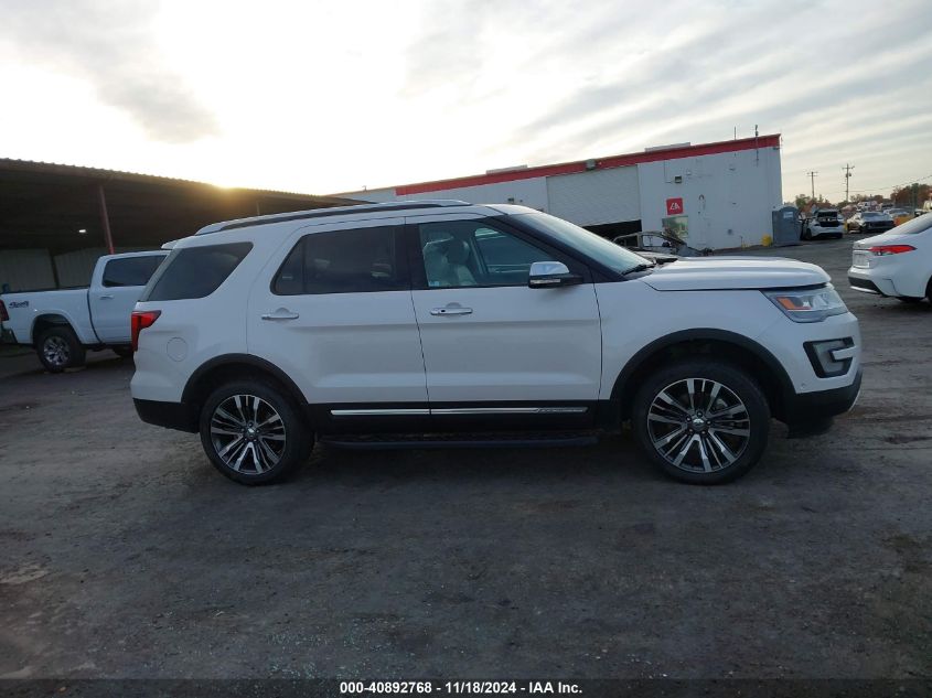 2016 Ford Explorer Platinum VIN: 1FM5K8HT8GGB26987 Lot: 40892768