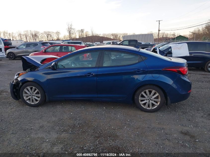 2016 Hyundai Elantra Se VIN: 5NPDH4AE8GH655094 Lot: 40892795