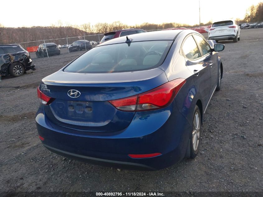 2016 Hyundai Elantra Se VIN: 5NPDH4AE8GH655094 Lot: 40892795