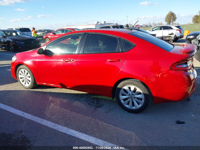 2014 Dodge Dart Sxt VIN: 1C3CDFBB7ED702081 Lot: 40892802