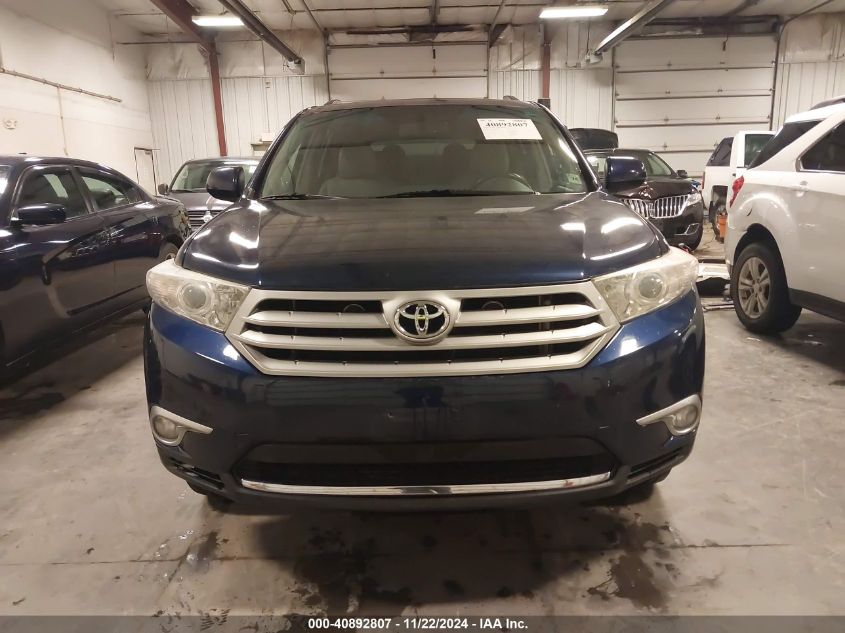 2013 Toyota Highlander Se V6 VIN: 5TDBK3EH6DS260277 Lot: 40892807