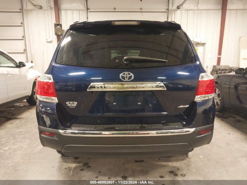 2013 TOYOTA HIGHLANDER SE V6 - 5TDBK3EH6DS260277