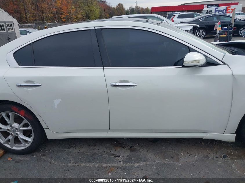 2013 Nissan Maxima 3.5 Sv VIN: 1N4AA5AP2DC824599 Lot: 40892810