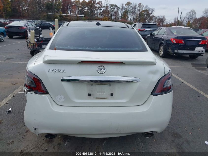 2013 Nissan Maxima 3.5 Sv VIN: 1N4AA5AP2DC824599 Lot: 40892810