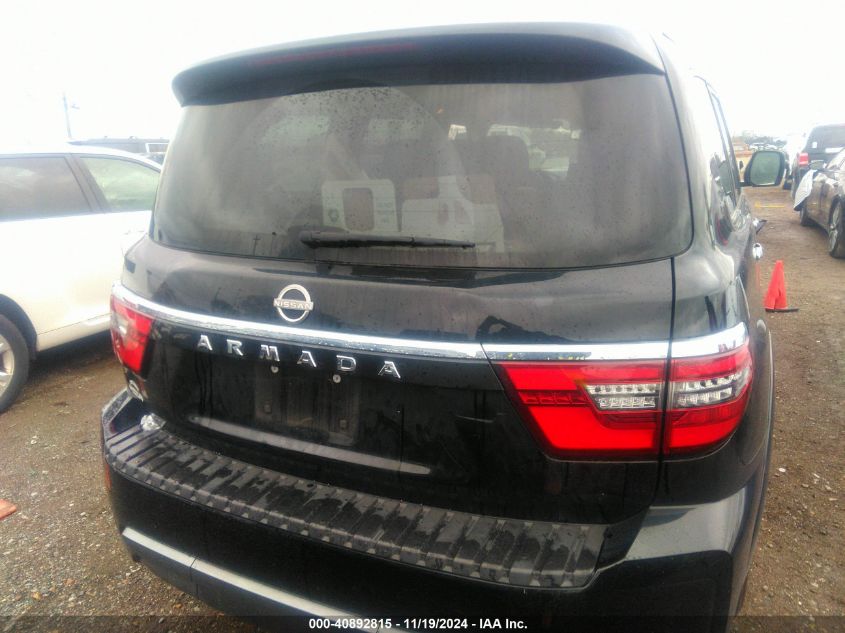 2023 Nissan Armada Sv 2Wd VIN: JN8AY2AC6P9181245 Lot: 40892815