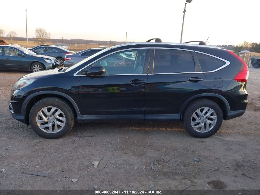 2015 Honda Cr-V Ex-L VIN: 2HKRM4H7XFH682742 Lot: 40892847