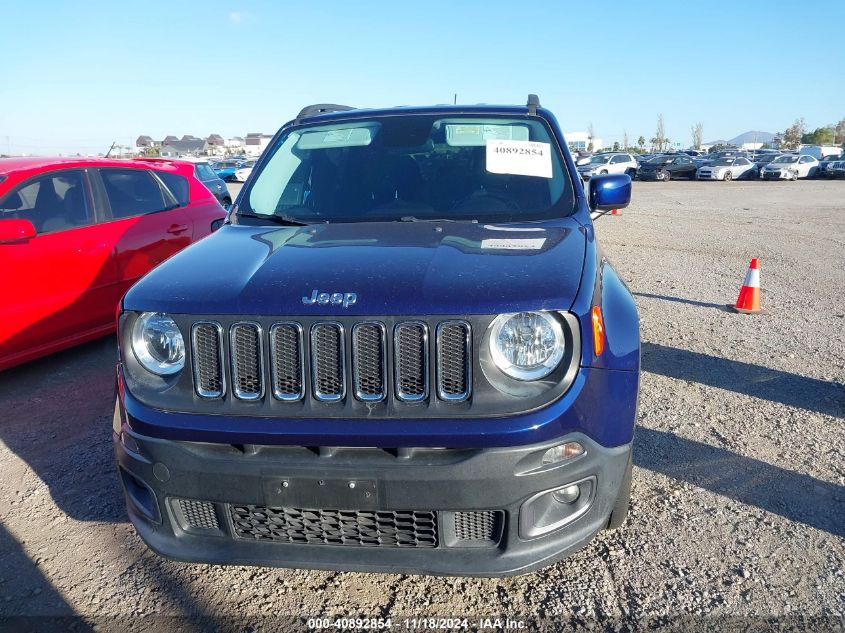 2016 Jeep Renegade Latitude VIN: ZACCJABT2GPD49978 Lot: 40892854