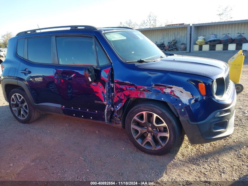 2016 Jeep Renegade Latitude VIN: ZACCJABT2GPD49978 Lot: 40892854