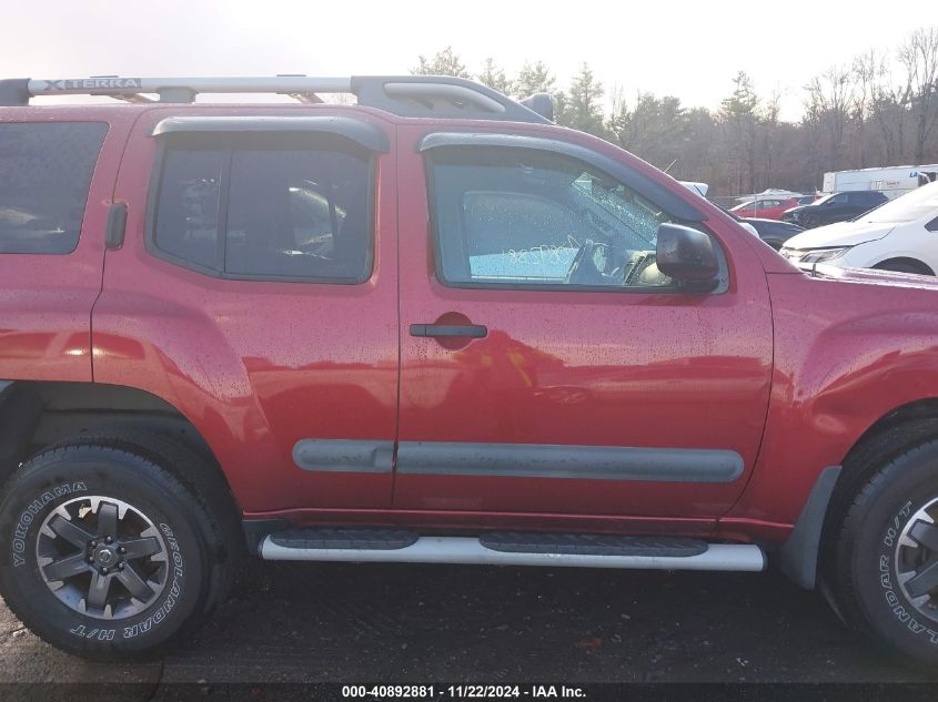 2014 Nissan Xterra Pro-4X VIN: 5N1AN0NW1EN815669 Lot: 40892881