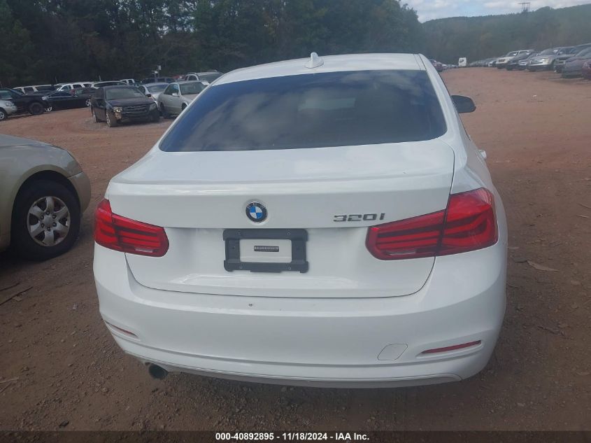 2017 BMW 320I VIN: WBA8E1G37HNU15855 Lot: 40892895