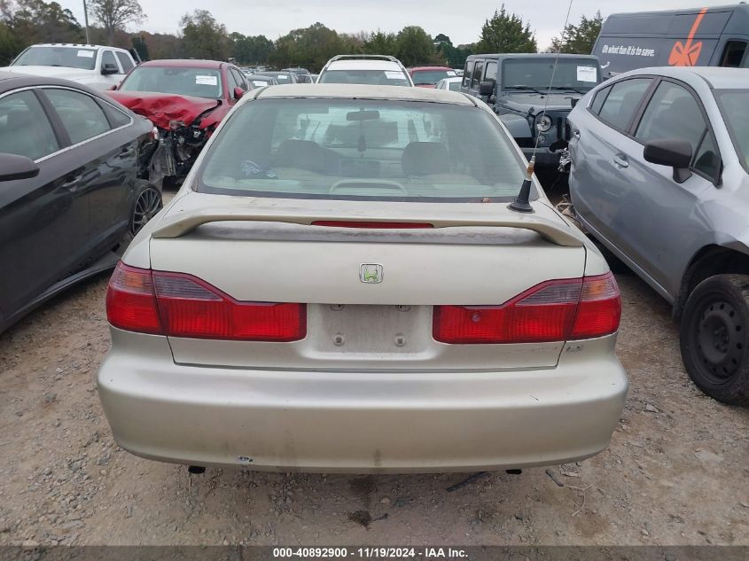 1999 Honda Accord Ex V6 VIN: 1HGCG1653XA062533 Lot: 40892900