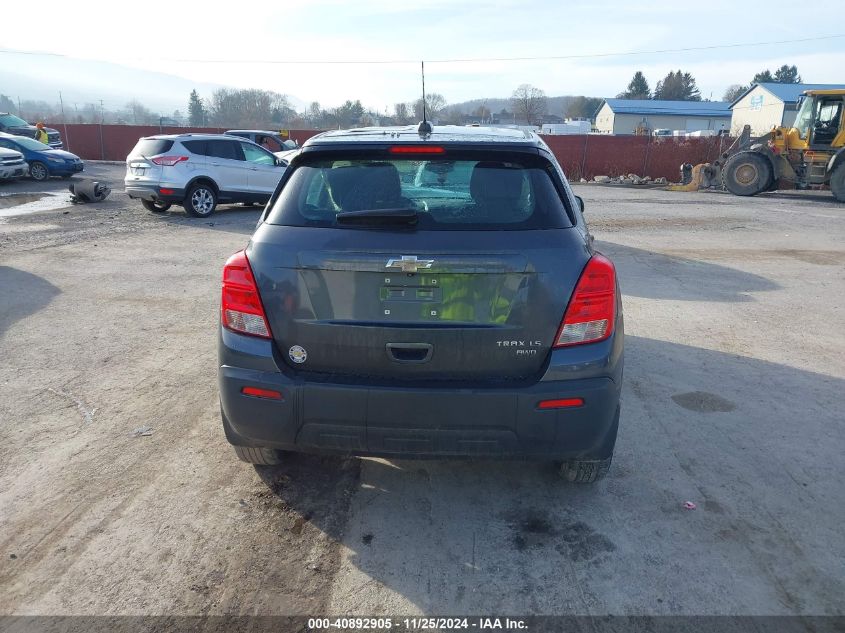 VIN 3GNCJNSBXGL214567 2016 Chevrolet Trax, 1LS no.16