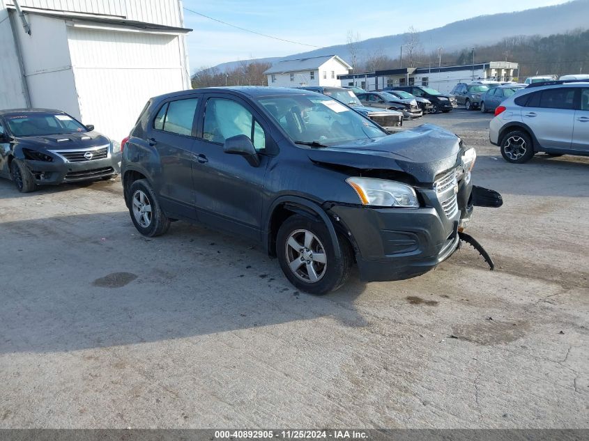 VIN 3GNCJNSBXGL214567 2016 Chevrolet Trax, 1LS no.1