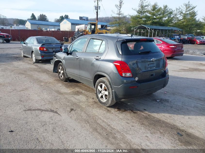 VIN 3GNCJNSBXGL214567 2016 Chevrolet Trax, 1LS no.3