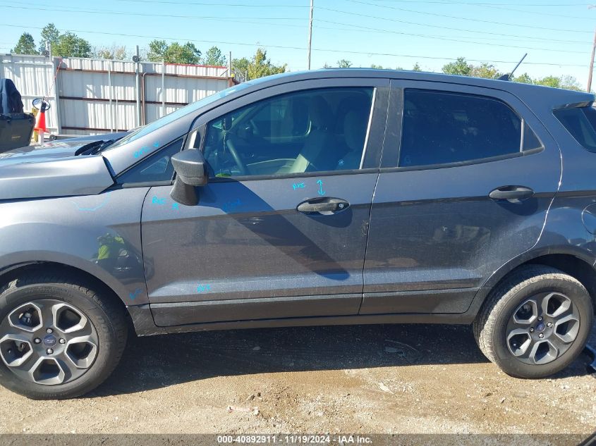 2021 Ford Ecosport S VIN: MAJ6S3FL4MC448596 Lot: 40892911